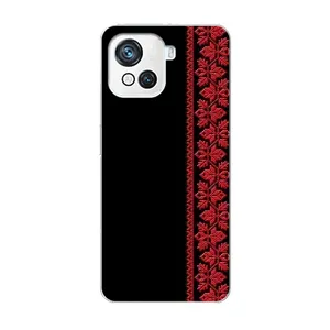 Силіконовый Чохол на Blackview Oscal C80 (Червона вишиванка)