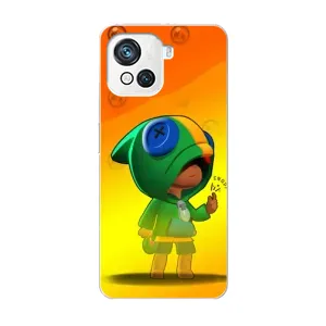Чохол Бравл Старс для Blackview Oscal C80 (LEON в кофті)