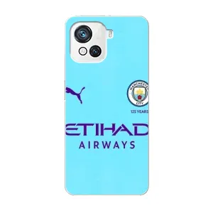 Силиконовые Чехлы принт Футбол на Blackview Oscal C80 (Man City)