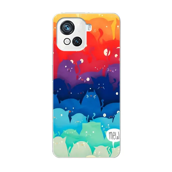 Чехол с рисунком «Mew» для Blackview Oscal C80