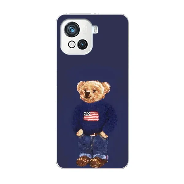 Чехол с рисунком «Мишка USA» для Blackview Oscal C80 Чехол с рисунком «Мишка USA» для Blackview Oscal C80