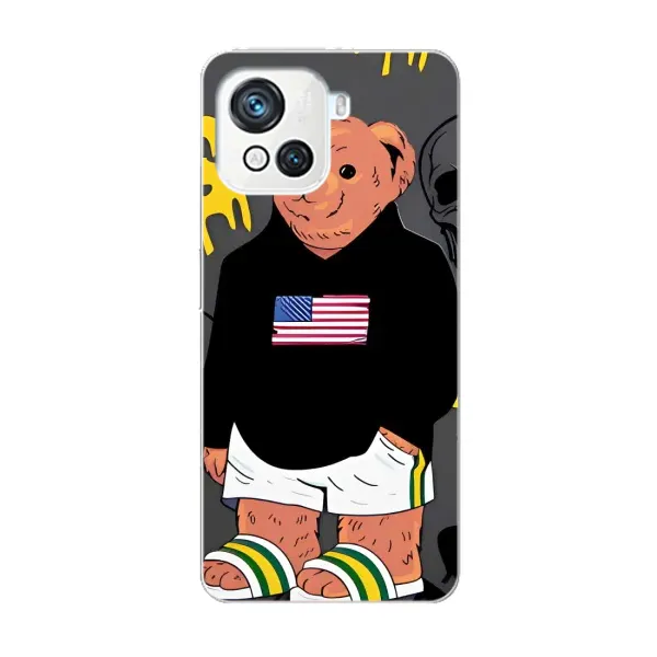 Чехол с рисунком «Teddy USA» для Blackview Oscal C80 Чехол с рисунком «Teddy USA» для Blackview Oscal C80