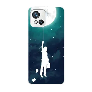 Чехол (ТПУ) с планетами на Blackview Oscal C80 (To The moon)