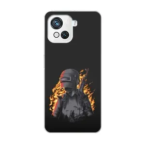 Чохол з картинкою "Герой Pubg" на Blackview Oscal C80 (В полум'ї)