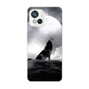 Чохол з Вовком на Blackview Oscal C80 (Вовк і місяць)