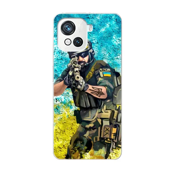 Чехол с рисунком «ЗСУ Воин» для Blackview Oscal C80 Чехол с рисунком «ЗСУ Воин» для Blackview Oscal C80