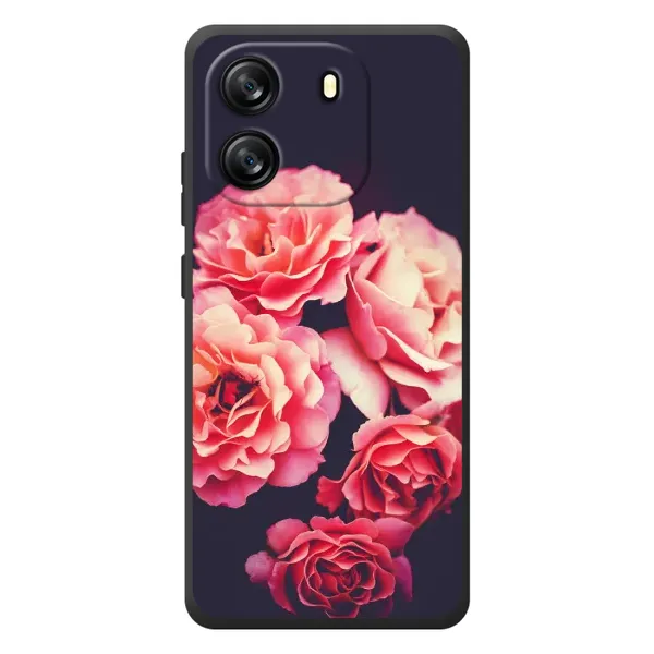 Чехол с рисунком «Бутоны» для Blackview Oscal Flat 1C Чехол с рисунком «Бутоны» для Blackview Oscal Flat 1C
