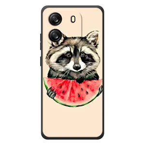 Силіконовий Чохол з Энотами на Blackview Oscal Flat 1C (Єнот)