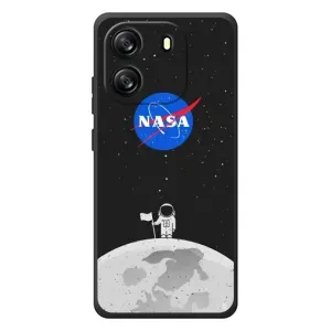 Силіконовый бампер з принтом "Наса" на Blackview Oscal Flat 1C (Космонавт NASA)