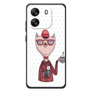 Чохол на тематику: Коти для Blackview Oscal Flat 1C (Кіт аристократ)