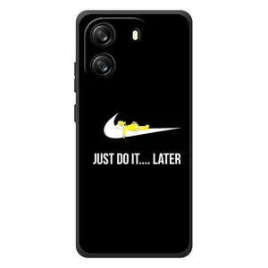 Силиконовый Чехол на Blackview Oscal Flat 1C с картинкой Nike (Later)