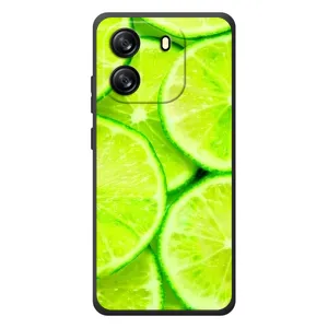 Чохол з зображенням смачної їжі для Blackview Oscal Flat 1C (Лайм)