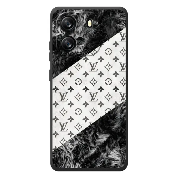 Чехол с рисунком «LV на белом» для Blackview Oscal Flat 1C Чехол с рисунком «LV на белом» для Blackview Oscal Flat 1C