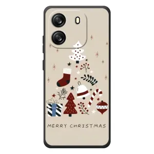 Чехол Санта Клаус для Blackview Oscal Flat 1C (Merry Christmas)