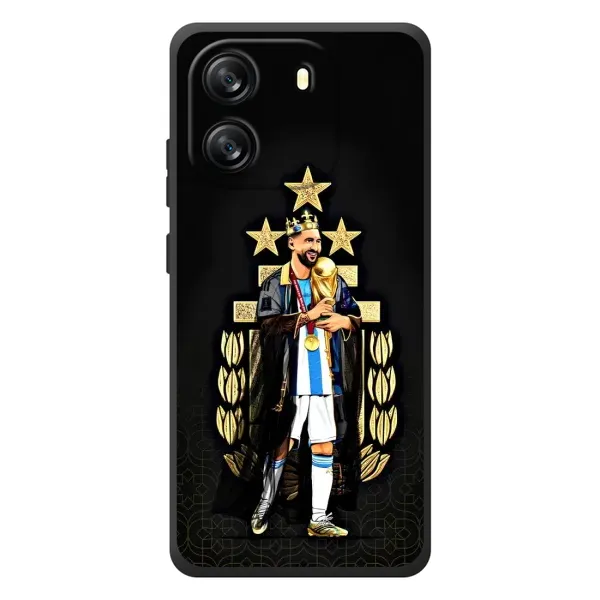 Чехол с рисунком «Месси король» для Blackview Oscal Flat 1C