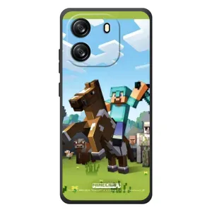Чохли для Blackview Oscal Flat 1C (Персонажі МайнКрафт) (На коні)