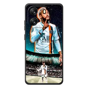 Силиконовый Чехол Blackview Oscal Flat 1C (Неймар ПСЖ)