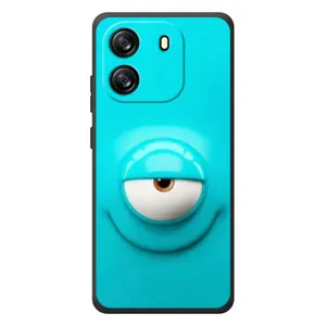 Силиконовые Чехлы (смешные стикеры) для Blackview Oscal Flat 1C (Одноглазик)