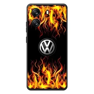 Чехол "Фольксваген" для Blackview Oscal Flat 1C (Огненный Лого)