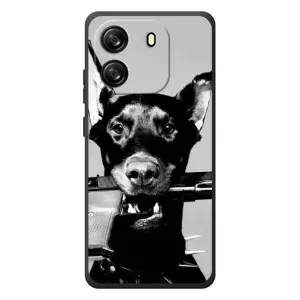 Чохол ДОБЕРМАН  для Blackview Oscal Flat 1C (Небезпечний доберман)