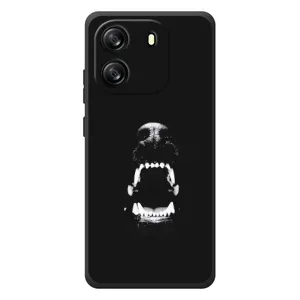 Чехол ДОБЕРМАН для Blackview Oscal Flat 1C (Пасть добермана)