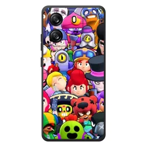 Силиконовый Чехол на Blackview Oscal Flat 1C с картинкой Brawl Stars (Персонажи)