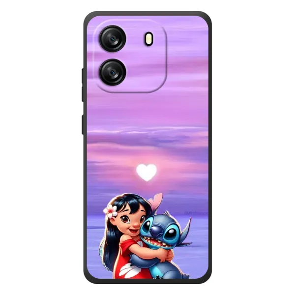 Чехол с рисунком «Стич и Лило» для Blackview Oscal Flat 1C Чехол с рисунком «Стич и Лило» для Blackview Oscal Flat 1C