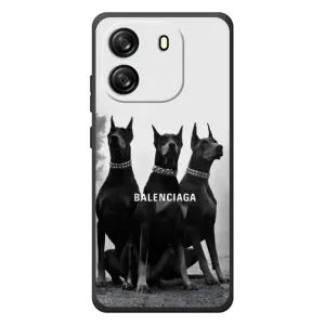 Чохол ДОБЕРМАН  для Blackview Oscal Flat 1C (Три добермана)