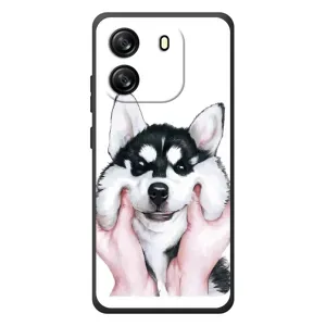 Бампер для Blackview Oscal Flat 1C з картинкою "Песики" (Собака Хаскі)
