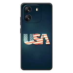 Чохол Прапор USA для Blackview Oscal Flat 1C (USA)