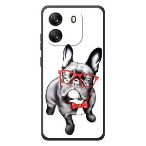 Бампер для Blackview Oscal Flat 1C з картинкою "Песики" (В окулярах)
