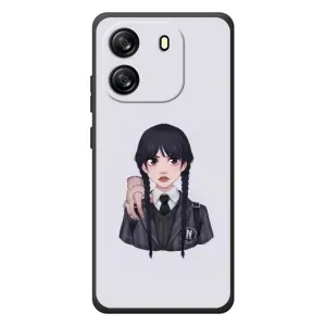 Чехлы с принтом Уэнсдей на Blackview Oscal Flat 1C (Вещь Венсдей)
