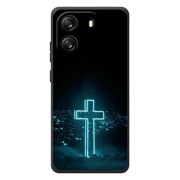 Чехол с рисунком «Яркий Крест» для Blackview Oscal Flat 1C Чехол с рисунком «Яркий Крест» для Blackview Oscal Flat 1C