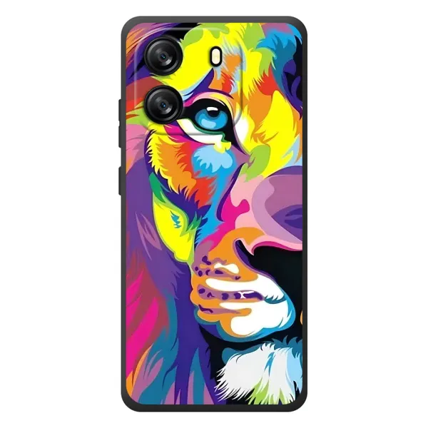 Чехол с рисунком «Яркий Лев» для Blackview Oscal Flat 1C Чехол с рисунком «Яркий Лев» для Blackview Oscal Flat 1C