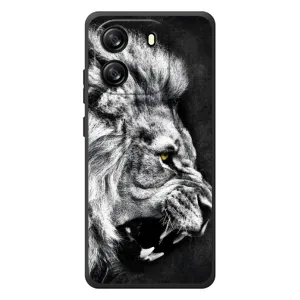 Чохол з картинкою на Blackview Oscal Flat 1C (Злий Лев)