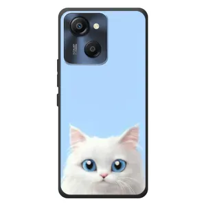 Чохол на тематику: Коти для Blackview Oscal Modern 8 (Білий кіт)