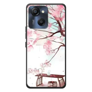 Чехол с принтом САКУРЫ на Blackview Oscal Modern 8 (Чайная церемония)
