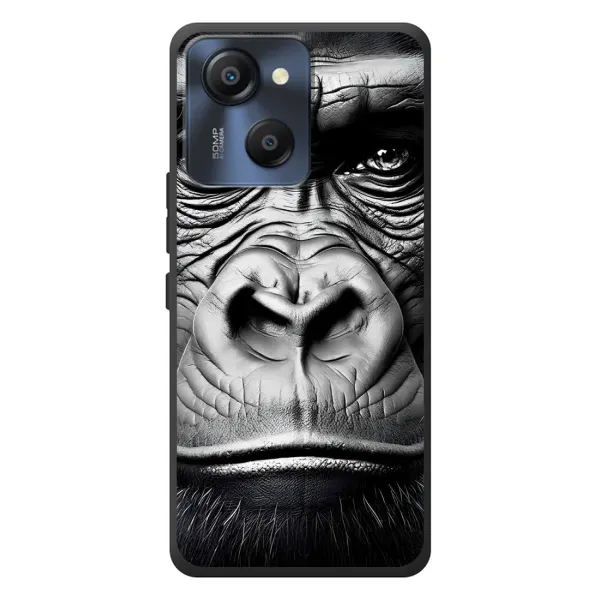 Чехол с рисунком «Черная обезьяна» для Blackview Oscal Modern 8