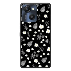 Чехлы с тематикой "ЦВЕТЫ" на Blackview Oscal Modern 8 (цветение на чорном)