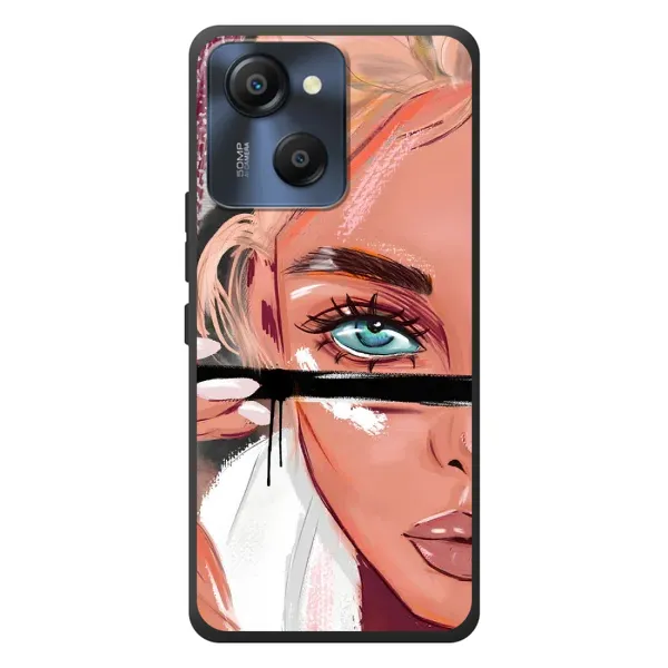 Чехол с рисунком «Девушка и ресницы» для Blackview Oscal Modern 8 Чехол с рисунком «Девушка и ресницы» для Blackview Oscal Modern 8
