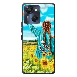 Чохол Стильні дівчата на Blackview Oscal Modern 8 (Дівчина на полі)