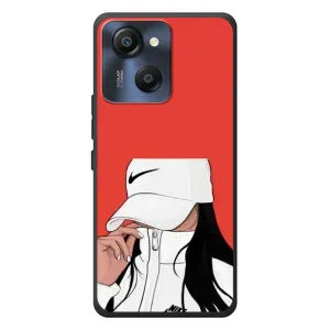 Силіконовый Чохол на Blackview Oscal Modern 8 з картинкой Модных девушек (Дівчина Nike)