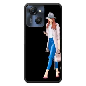 Чохол з картинкою Модні Дівчата Blackview Oscal Modern 8 (Дівчина з телефоном)