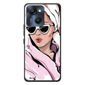 Чохол з картинкою Модні Дівчата Blackview Oscal Modern 8 (Дівчина в халаті)