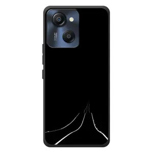 Чехол с картинками на черном фоне для Blackview Oscal Modern 8 (Дорога)