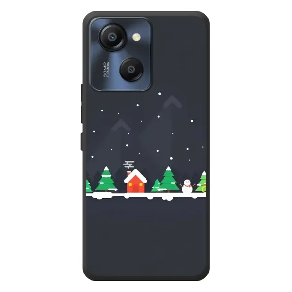 Чехол с рисунком «Город зимний» для Blackview Oscal Modern 8 Чехол с рисунком «Город зимний» для Blackview Oscal Modern 8