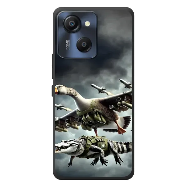 Чехол с рисунком «Гусини и крокодило» для Blackview Oscal Modern 8 Чехол с рисунком «Гусини и крокодило» для Blackview Oscal Modern 8