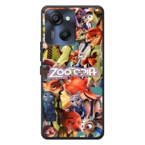 Силіконовий чохол з принтом Зоотрополіс для Blackview Oscal Modern 8 (Колаж героїв)