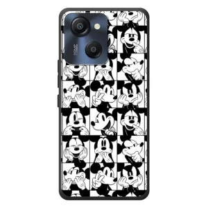 Чохли з принтом Міккі Маус на Blackview Oscal Modern 8 (Колаж Микки Маус)