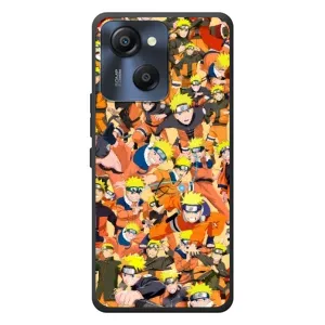 Чехлы с принтом Наруто на Blackview Oscal Modern 8 (Коллаж Наруто)